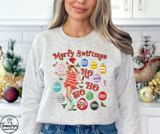 Swiftmas Ho Ho Ho DTF Transfer