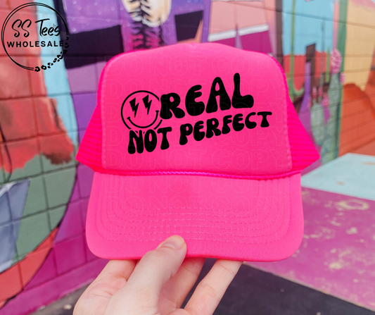 Real Not Perfect Hat DTF/Sub Transfer