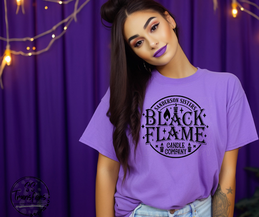 Black Flame Candle Co. (Multiple Colors) DTF Transfer