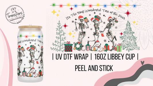 It's The Most Wonderful Time of the Year Libbey UV Wrap