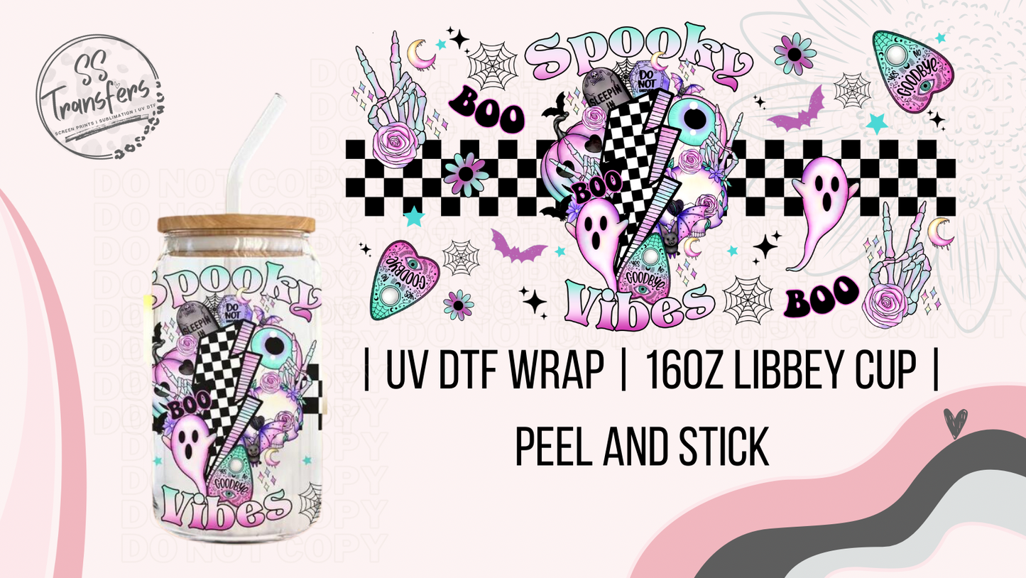 Pastel Spooky Vibes Libbey UV Wrap