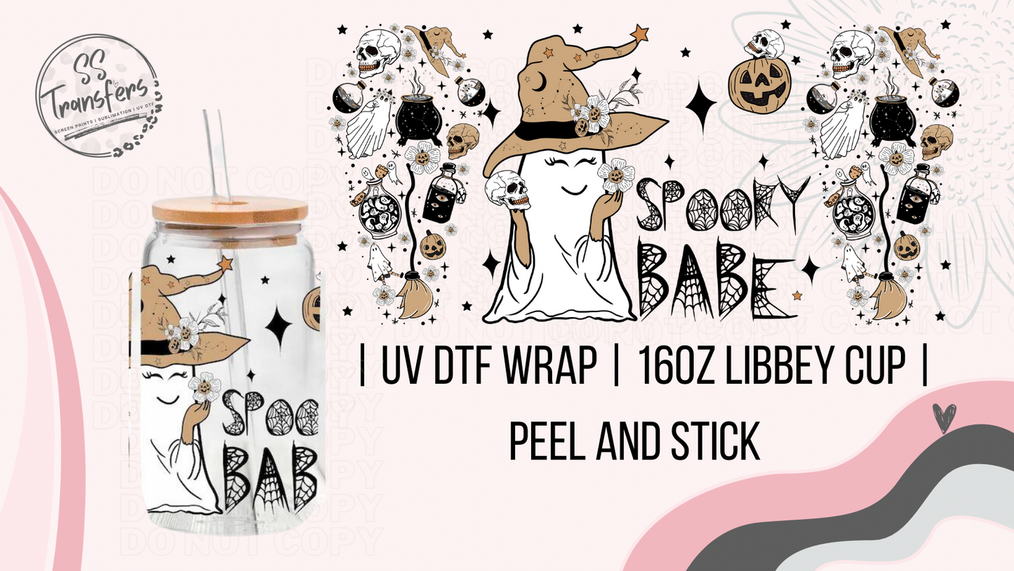 Spooky Babe Libbey UV Wrap