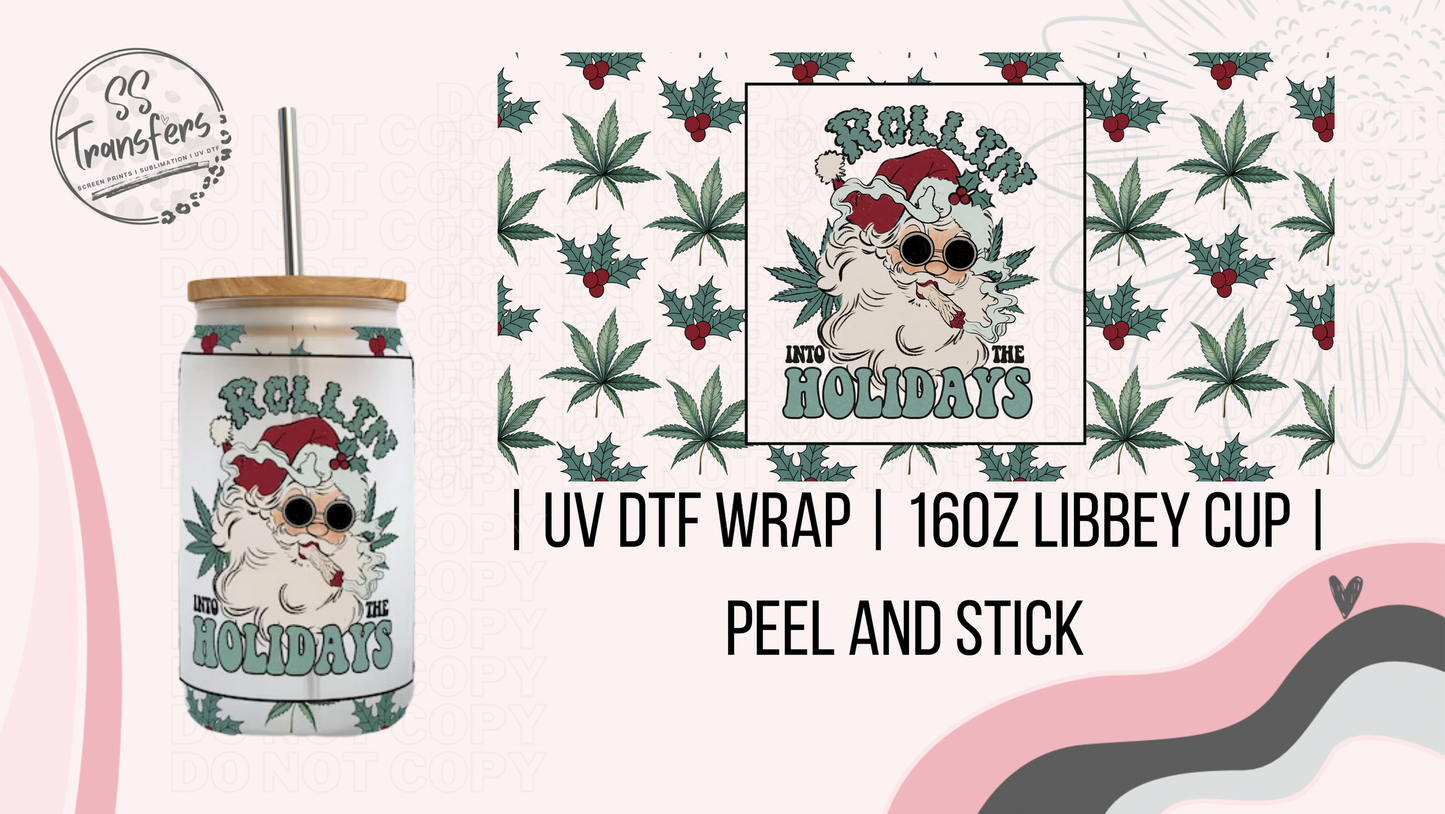 Rollin' Into the Holidays Libbey UV Wrap