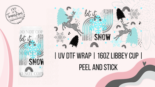 Let It Snow Libbey UV Wrap