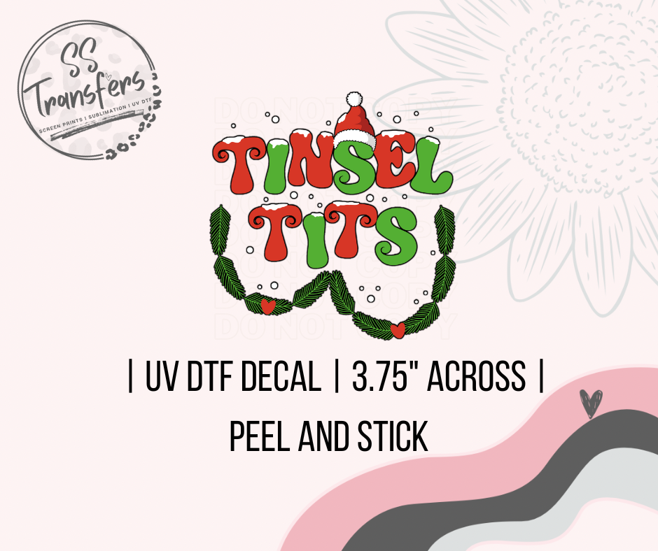 Tinsel Tits UV Decal