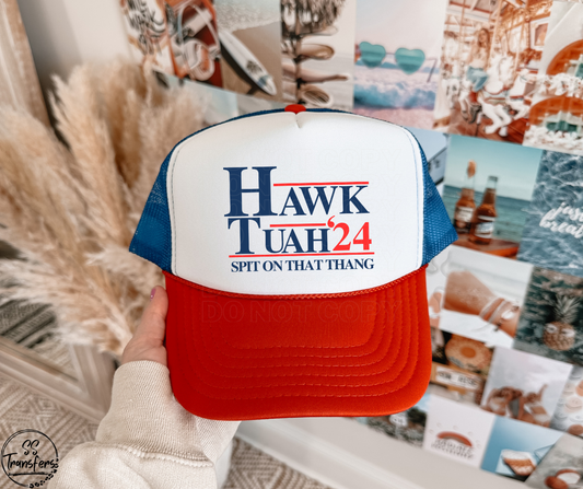 Hawk Tuah' 24' Foam Trucker Hat