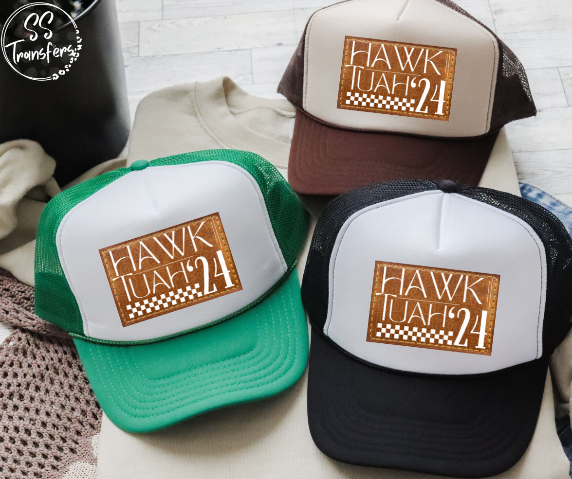 Faux Patch Hawk Tuah' Foam Trucker Hat