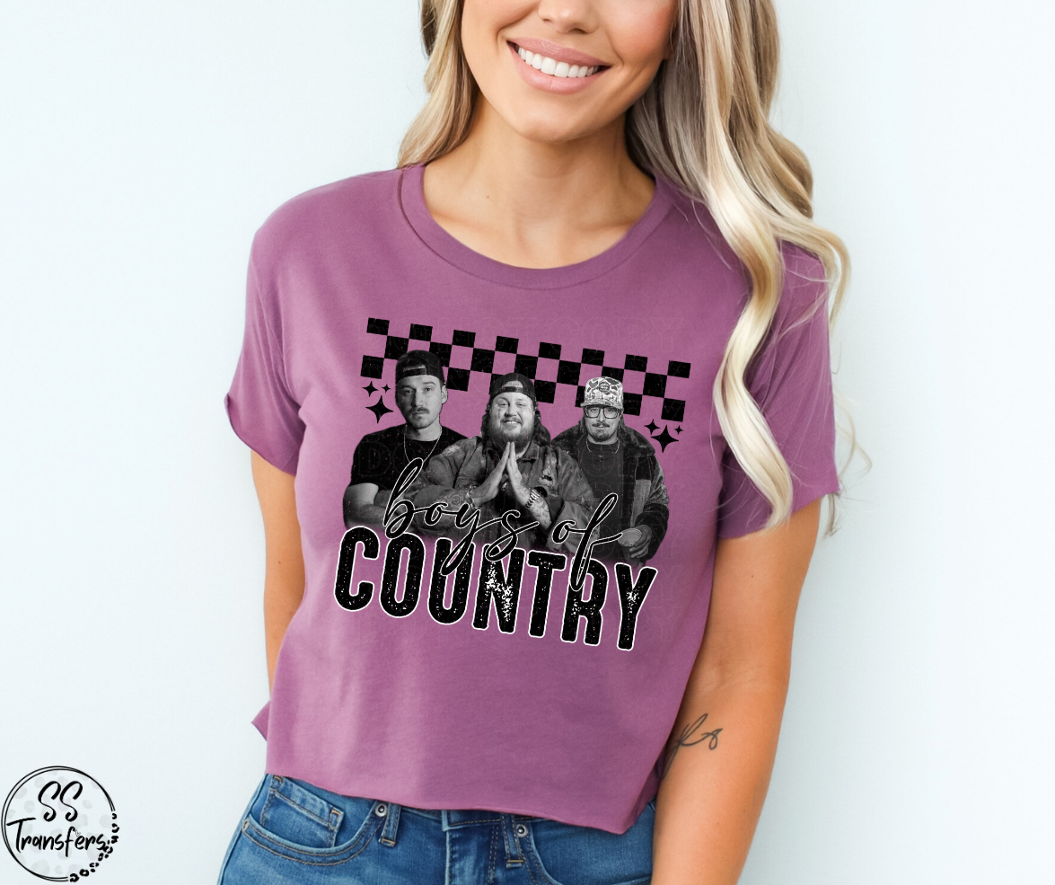 Boys of Country DTF Transfer