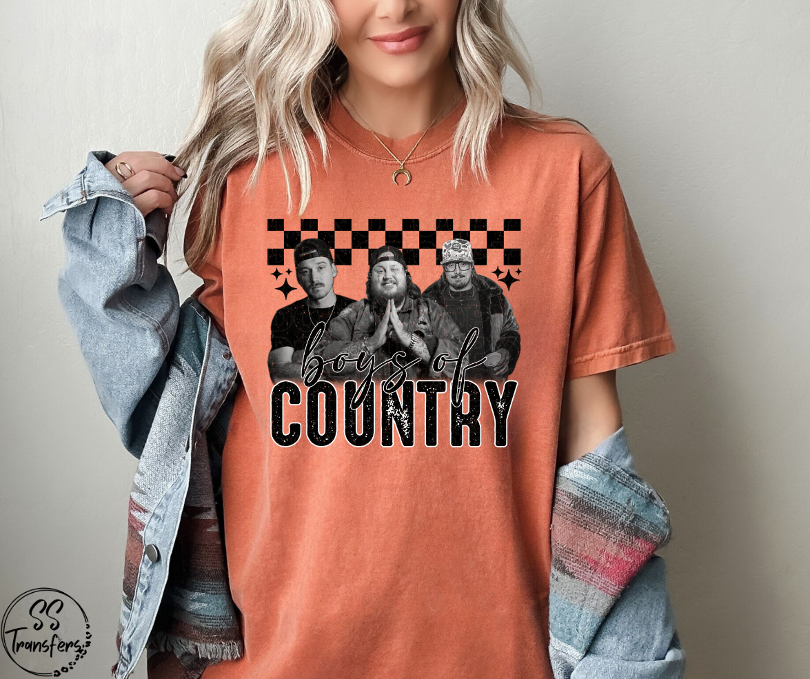 Boys of Country DTF Transfer