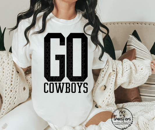 Go Cowboys DTF Transfer