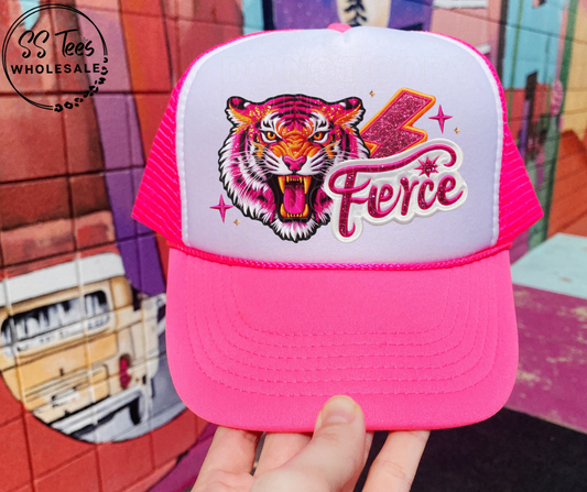 Fierce Faux Embroidered Hat DTF/Sub Transfer