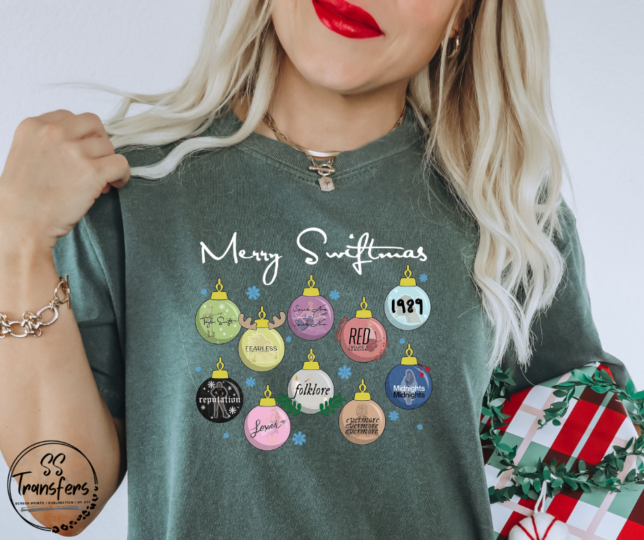 Merry Swiftmas (Multiple Colors) DTF Transfer