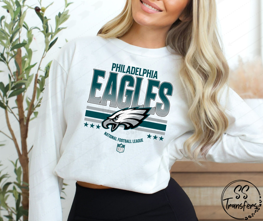 Eagles Star and Stripes (multiple choices) DTF Transfer