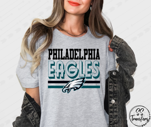 Eagles Stripes (multiple choices) DTF Transfer