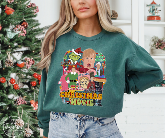 Christmas Movie DTF Transfer