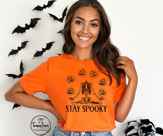 Stay Spooky Pumpkin Heads DTF Transfer