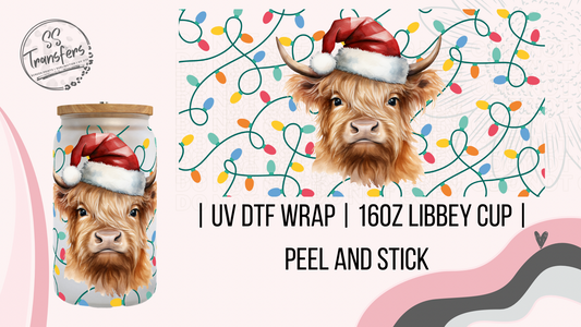 Christmas Cow Libbey UV Wrap