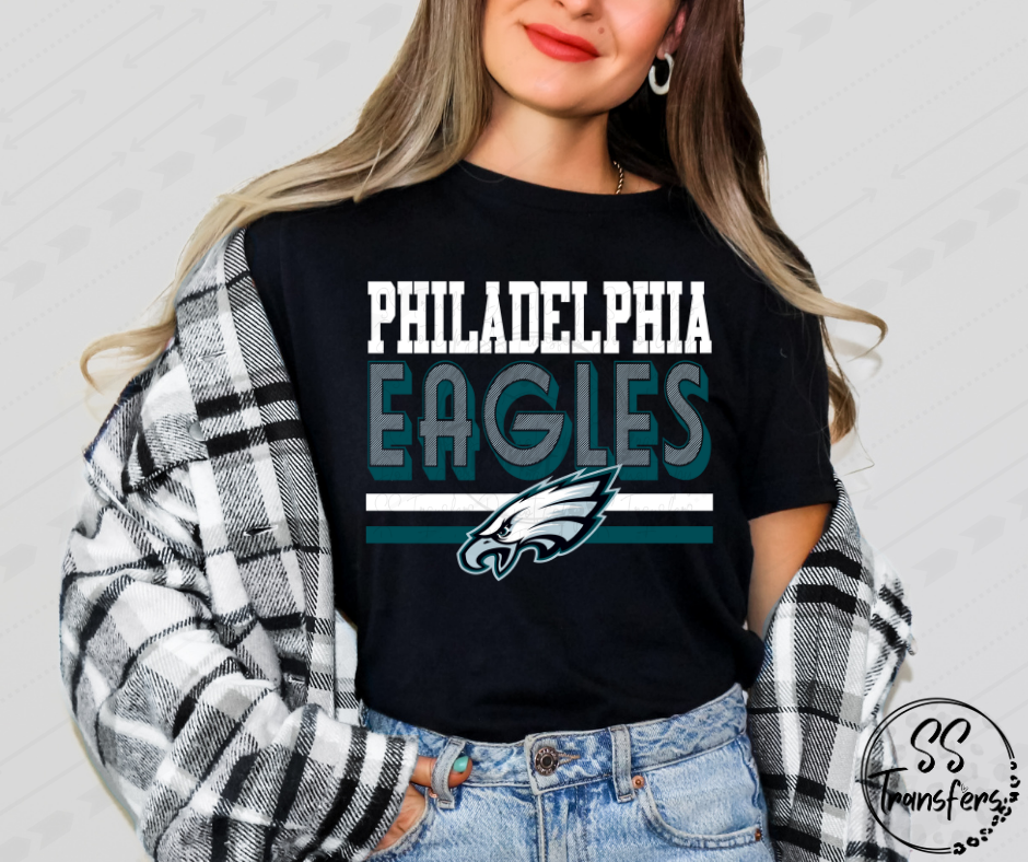 Eagles Stripes (multiple choices) DTF Transfer