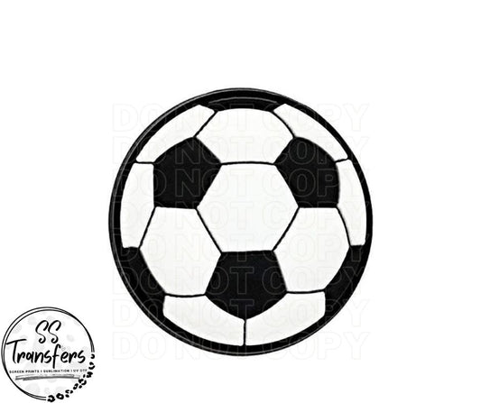 Soccerball Straw Topper