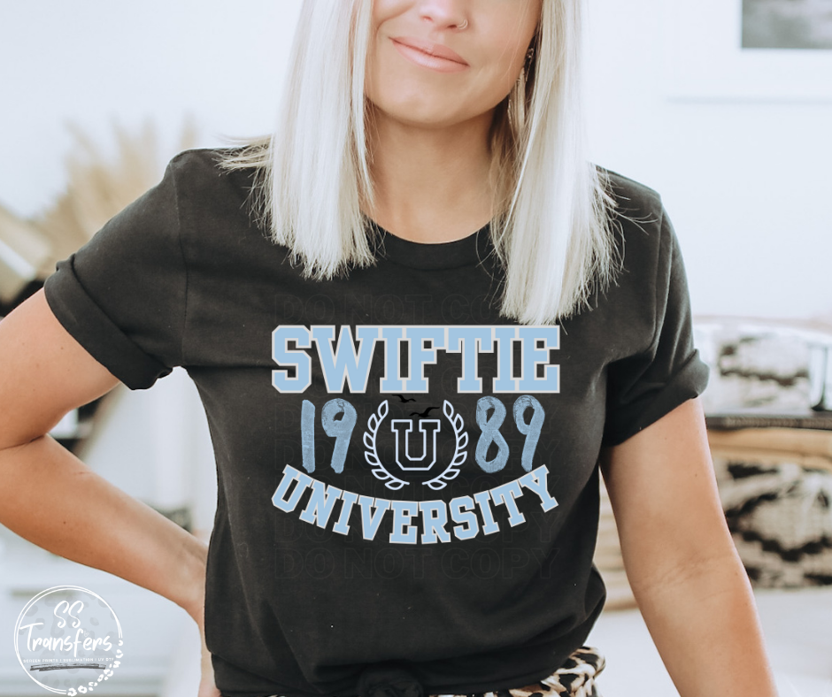 Swiftie University DTF Transfer