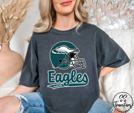 Eagles and Helmet DTF Transfer