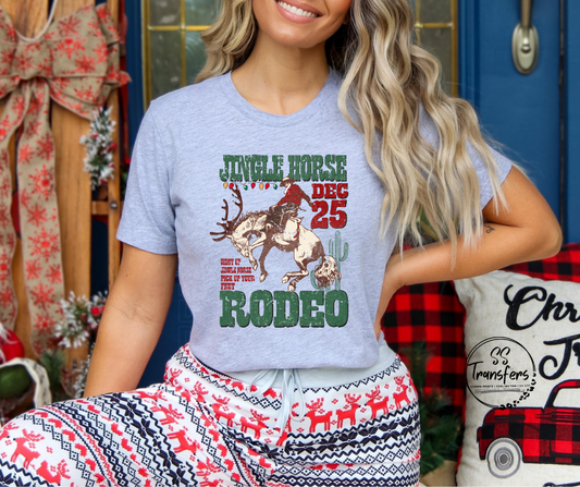 Jingle Horse Rodeo DTF Transfer