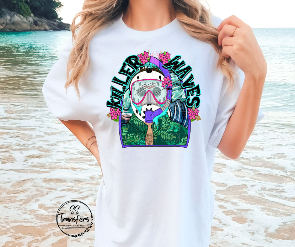 Killer Waves Sublimation Transfer