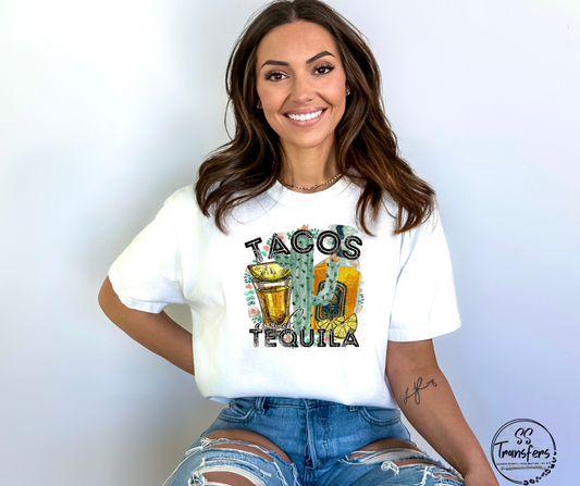 Tacos and Tequila Sublimation Transfer