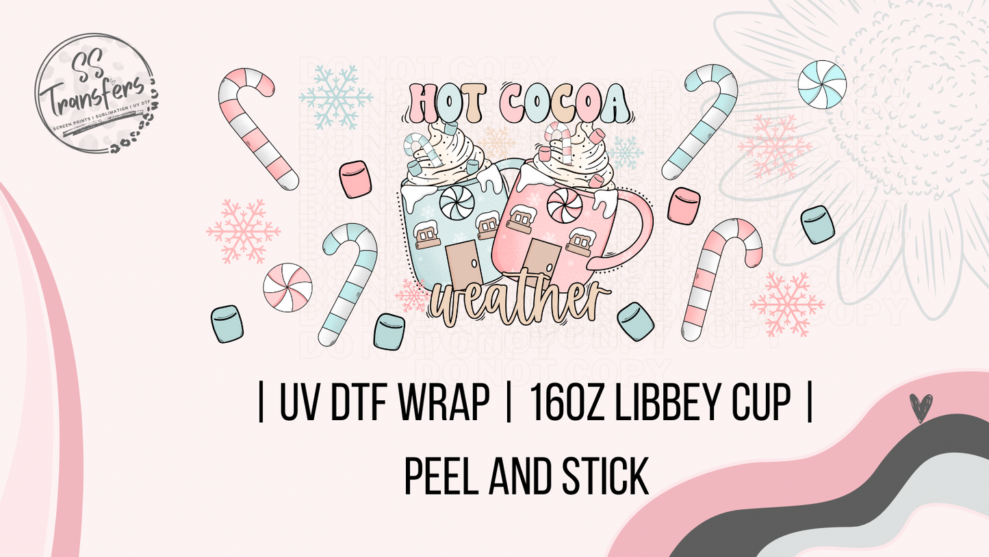 Hot Cocoa Libbey UV Wrap