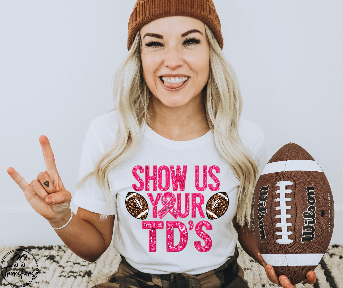 Show Us Your TD's Faux Sequins DTF Transfer