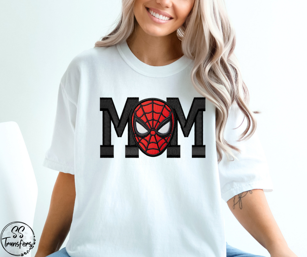 Mom Supers Faux Embroidered (Multiple Choices) DTF Transfer