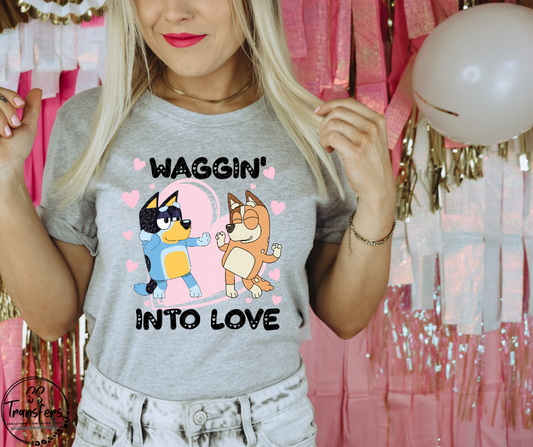 Waggin' Into Love (Multiple Options) DTF Transfer