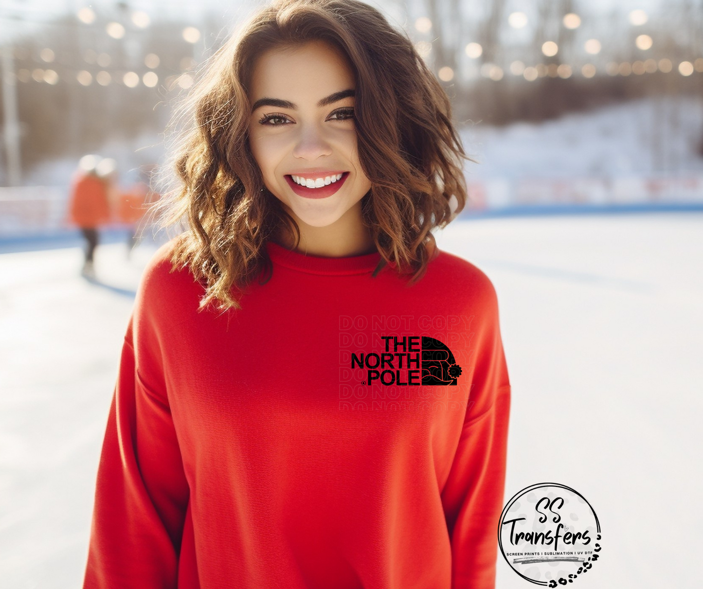 The North Pole Pocket (Multiple Colors) DTF Transfer