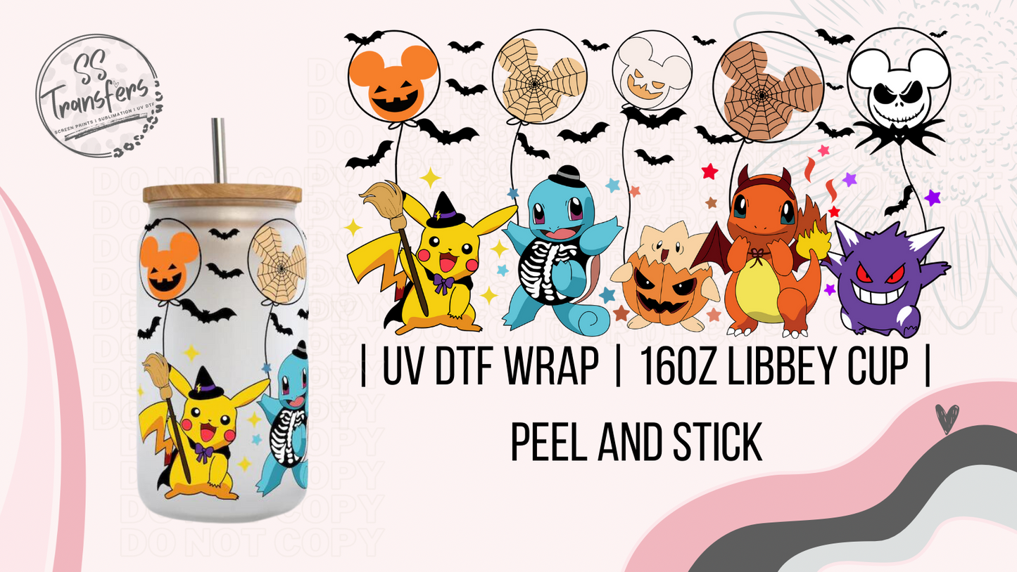 Halloween Poke Libbey UV Wrap