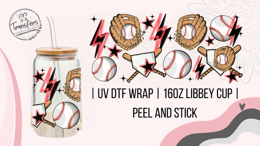 Baseball and Bolts Libbey UV Wrap