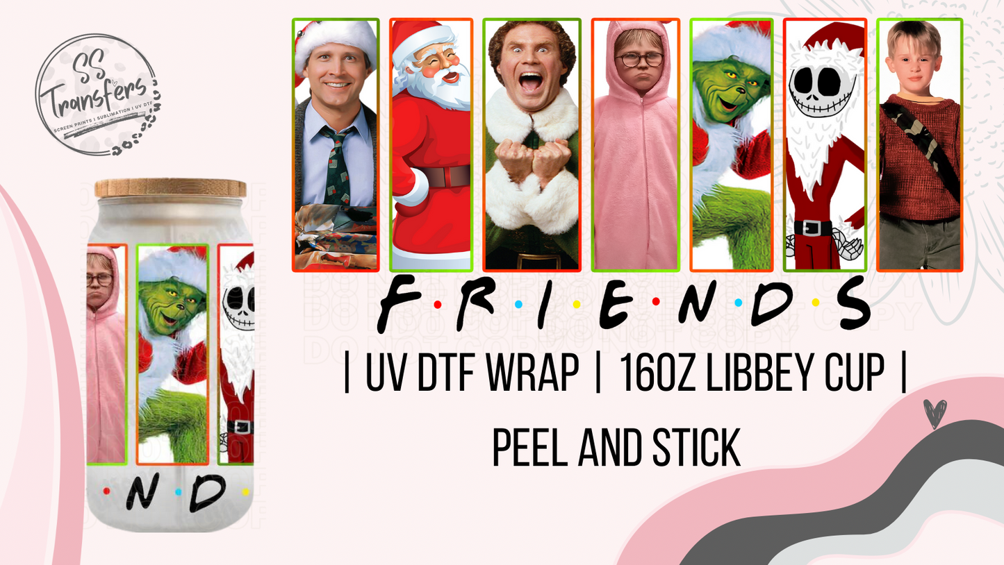 Christmas Pals Libbey UV Wrap