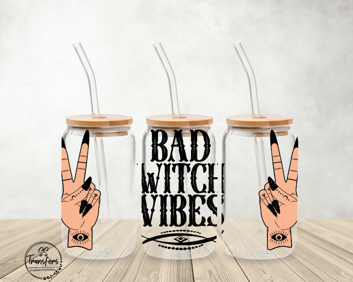 Bad Witches Vibes Libbey UV Wrap