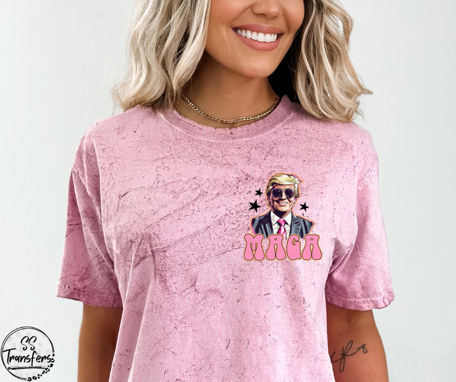 MAGA Pink (pocket Included) DTF Transfer