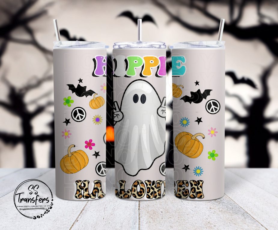 Hippie Halloween Sub Tumbler Transfer