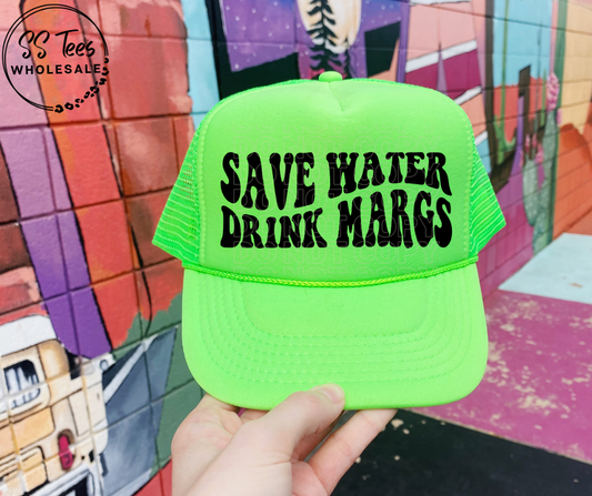 Save Water Drink Margs Hat DTF/Sub Transfer