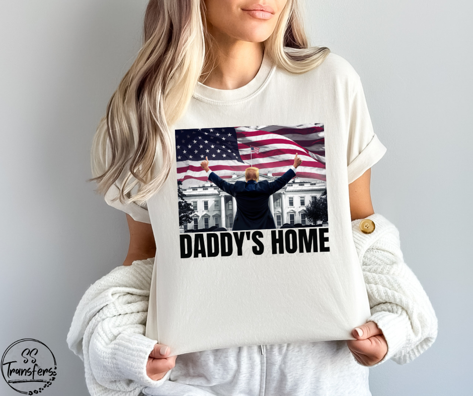 Daddy's Home Backside DTF Transfer