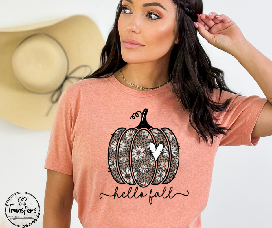 Hello Fall (Multiple Colors) DTF Transfer