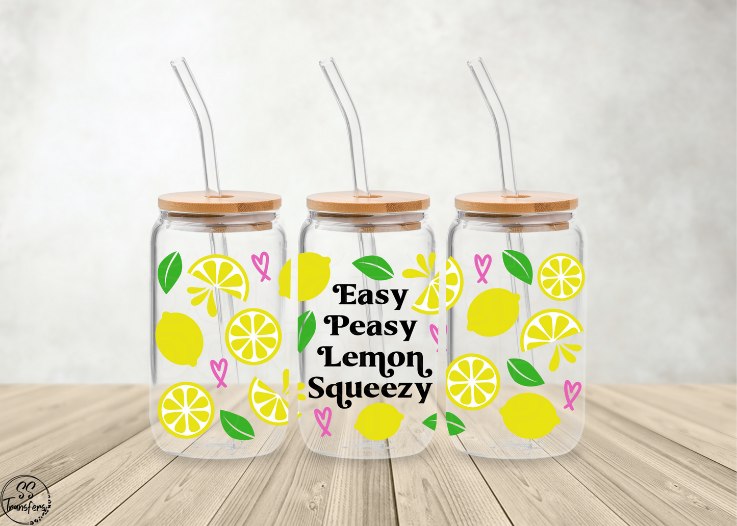 Easy Peasy Lemon Squeezy Libbey UV Wrap