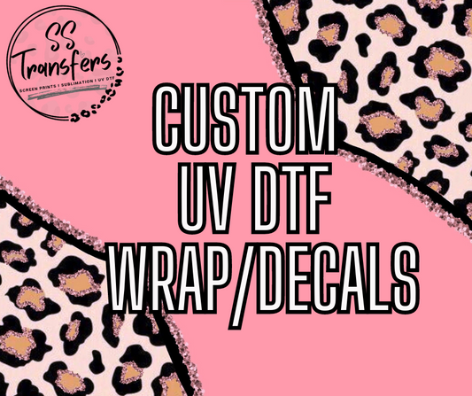 Custom UV DTF Wrap/UV Decal Transfer-Upload Your Image