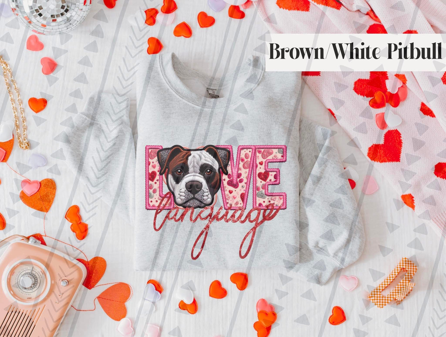 Love Language Valentine Cats and Dogs (Multiple Breeds) DTF Transfer