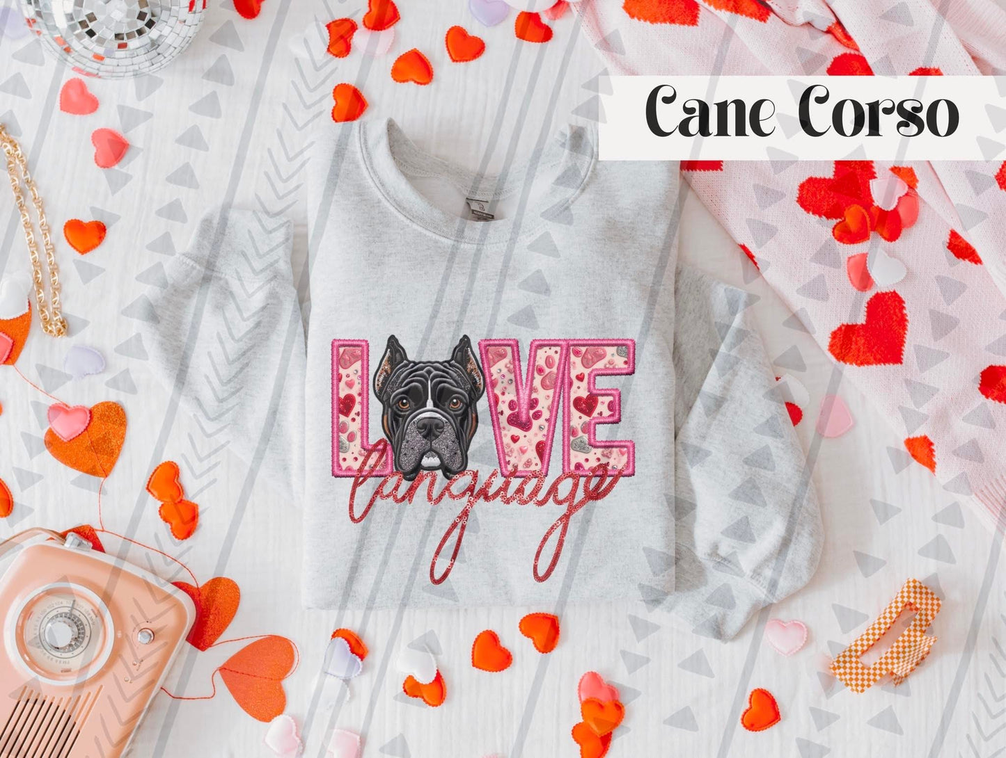 Love Language Valentine Cats and Dogs (Multiple Breeds) DTF Transfer