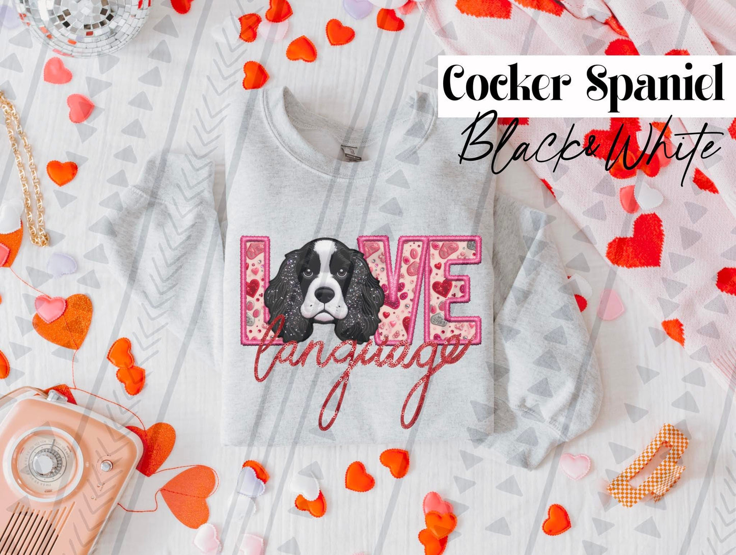 Love Language Valentine Cats and Dogs (Multiple Breeds) DTF Transfer