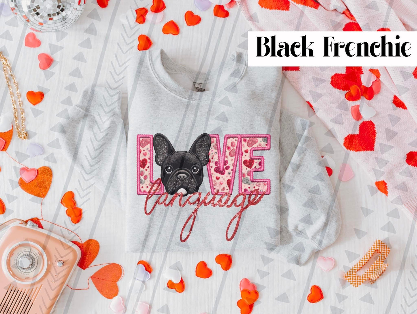 Love Language Valentine Cats and Dogs (Multiple Breeds) DTF Transfer