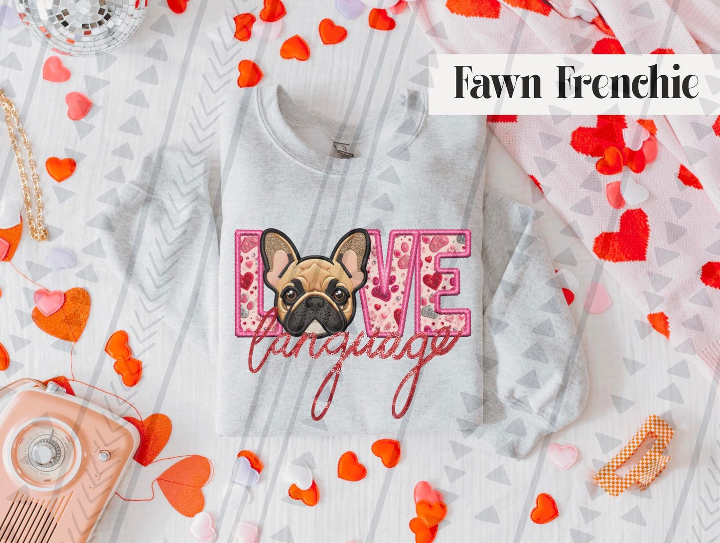 Love Language Valentine Cats and Dogs (Multiple Breeds) DTF Transfer