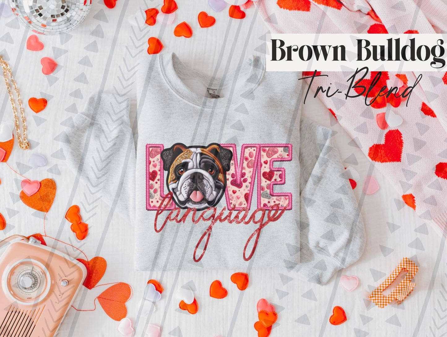 Love Language Valentine Cats and Dogs (Multiple Breeds) DTF Transfer